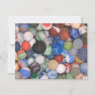 Am Strand Marbles gefunden