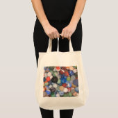 Am Strand Marbles gefunden Tragetasche (Vorderseite (Produkt))