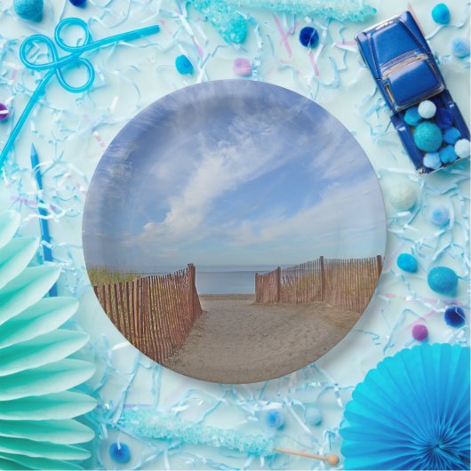 Am Strand Papiertafel Pappteller (Party)