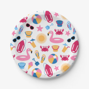 Am Strand Pappteller