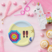 Am Strand Pappteller (Party)