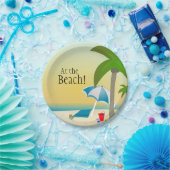 Am Strand! Party-Teller Pappteller (Party)