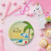 Am Strand! Party-Teller Pappteller (Party)