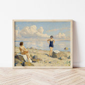 Am Strand | Paul Fischer Poster