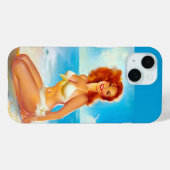 Am Strand Pin-up Case-Mate iPhone Hülle (Rückseite (Horizontal))