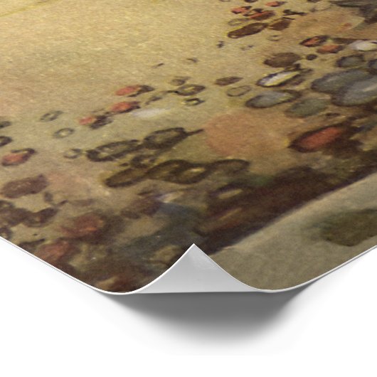 Am Strand Poster (Ecke)