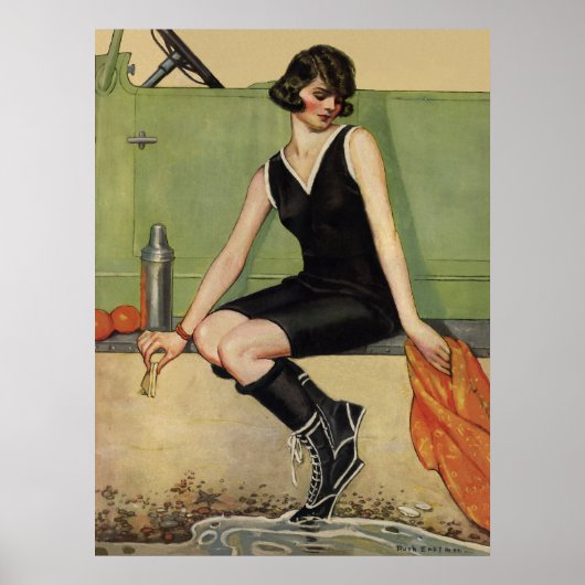 Am Strand Poster (Vorne)