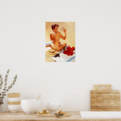 Am Strand Poster (Küche)