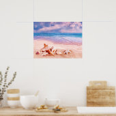 Am Strand Poster (Küche)