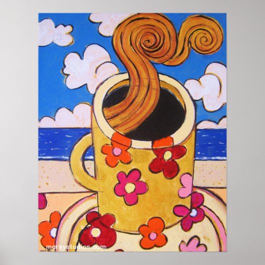 "Am Strand" Poster (Vorne)