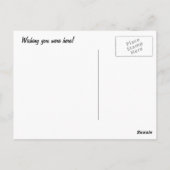 Am Strand Postkarte (Rückseite)