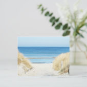 am Strand Postkarte (Stehend Vorderseite)