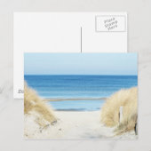 am Strand Postkarte (Vorne/Hinten)