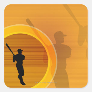 Am Strand Quadratischer Aufkleber