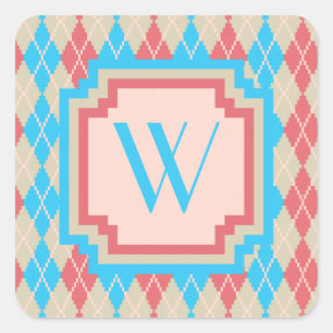 Am Strand Raute Aufkleber