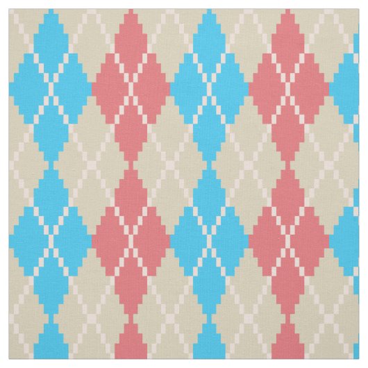 Am Strand Raute Fabric Stoff (Muster)