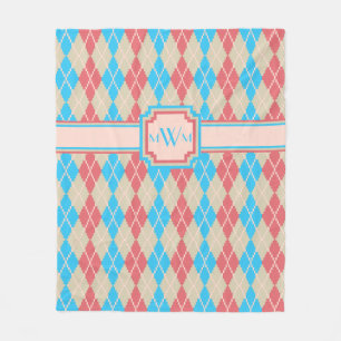 Am Strand Raute Fleece Blanket