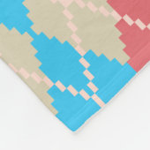 Am Strand Raute Fleece Blanket (Ecke)