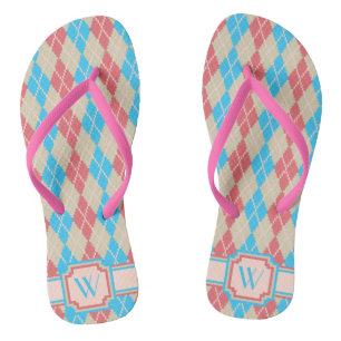 Am Strand Raute Flip Flops Badesandalen