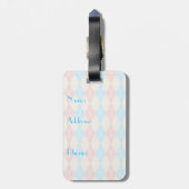 Am Strand Raute Gepäckanhänger (Rückseite vertikal)