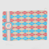 Am Strand Raute Golf Handtuch (Horizontal)