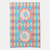 Am Strand Raute Küchentuch (Vertikal)