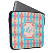Am Strand Raute Laptop Sleeve (Vorne Rechts)