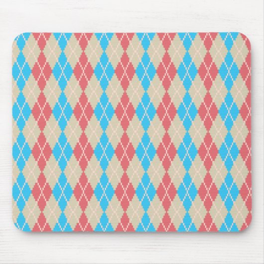 Am Strand Raute Mousepad (Vorne)