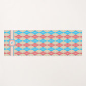 Am Strand Raute Yoga Mat Yogamatte (Vorderseite (Horizontal))