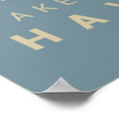 Am Strand - Regeln des Beach House Poster (Ecke)