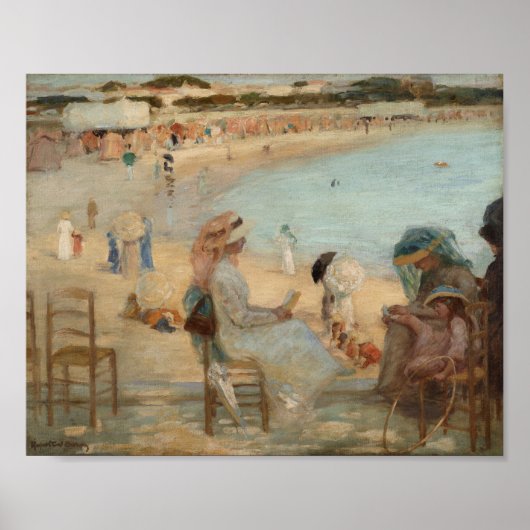 Am Strand | Rupert Bunny Poster (Vorne)