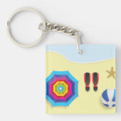Am Strand Schlüsselanhänger (Vorderseite)