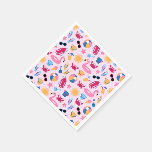 Am Strand Serviette (Ecke)