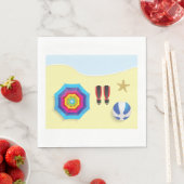 Am Strand Serviette (Beispiel)