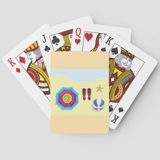 Am Strand Spielkarten (Rückseite)