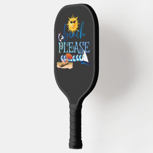 Am Strand stilvoll Pickleball Schläger (Links)