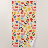 Am Strand Strandtuch (Vorderseite)