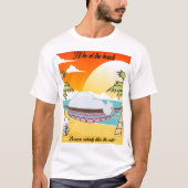 Am Strand T-Shirt (Vorderseite)