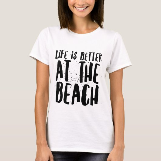 Am Strand T-Shirt (Vorderseite)