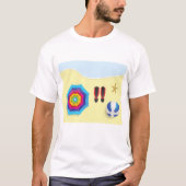 Am Strand T-Shirt (Vorderseite)