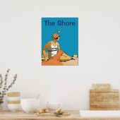 Am Strand, Text bearbeiten Poster (Küche)