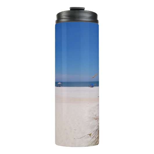 Am Strand Thermosbecher (Vorderseite)