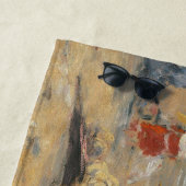 Am Strand Trouville 1887 von Eugene Boudin Strandtuch (Beispiel)