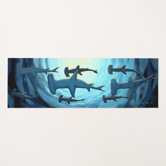 Am Strand und beim Tauchen am Meer Yogamatte (Vorderseite (Horizontal))