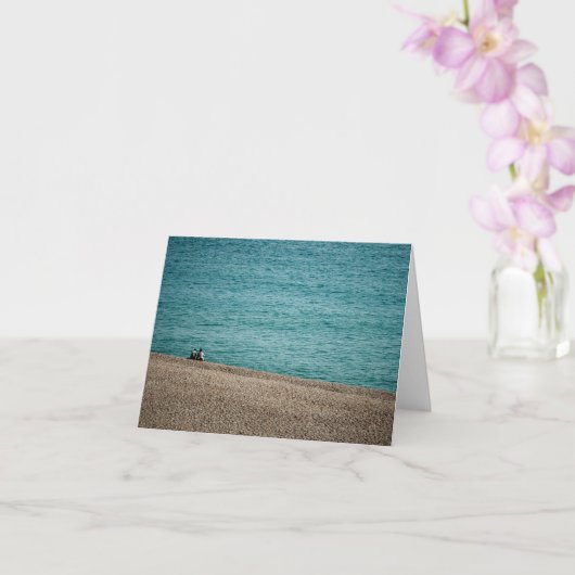 Am Strand von Beer Karte (Orchidee)