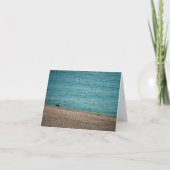 Am Strand von Beer Karte (Vorderseite)