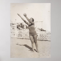 Am Strand von Cannes in den 30er Jahren