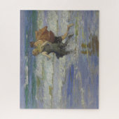 Am Strand (von Edward Henry Potthast) Puzzle (Vertikal)