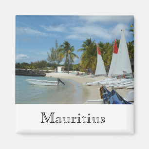 Am Strand von Mauritius Magnet