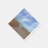 Am Strand von Napkins Serviette (Ecke)